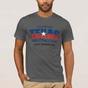 私はテキサス州Indpendenceを支えます Tシャツ