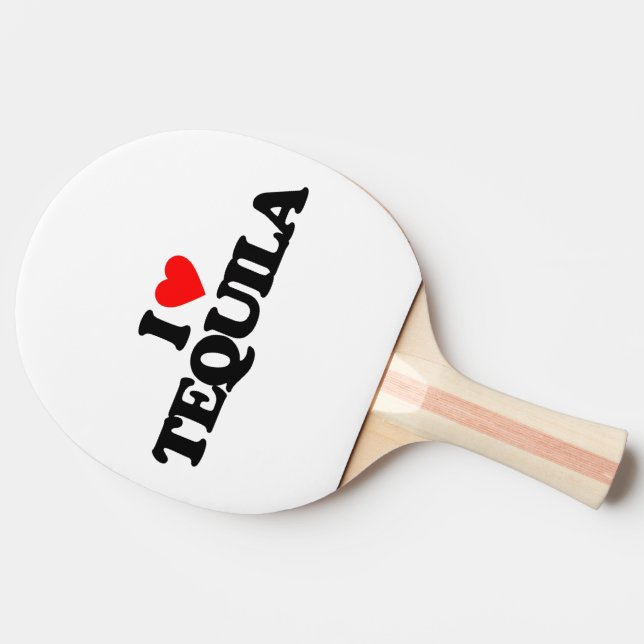私はテキーラを愛します 卓球ラケット (横)