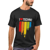 私はテクノのTシャツを愛します