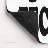 私はテクノを愛します マウスパッド (コーナー)