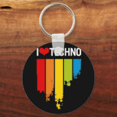私はテクノ キーホルダー (正面)