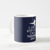 私はテコンドーのパパです コーヒーマグカップ (正面左)