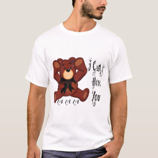 私はテディー・ベア聞くことができません Tシャツ
