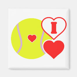 私はテニスが大好きだ マグネット