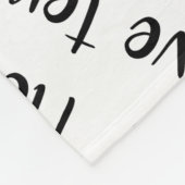 私はテニスタイポグラフィ白黒任意の色が大好き フリースブランケット (角)