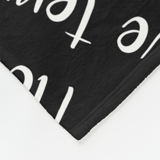 私はテニス文字ハート白黒任意の色が大好き フリースブランケット (角)