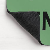 私はテニス・ボールのハートのテニスを愛します マウスパッド (コーナー)