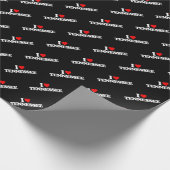 私はテネシー州を愛します ラッピングペーパー (角)