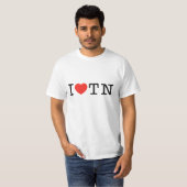 私はテネシー州を愛します Tシャツ (正面フル)