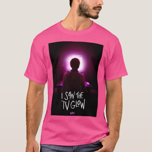 私はテレビの光を見た Tシャツ (正面)