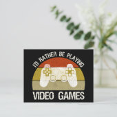 私はテレビゲーム遊を好む ポストカード (スタンド正面)