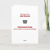 私はテレマーケターよりもあなたが大好きです シーズンカード (裏面)