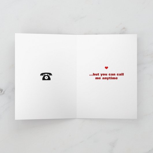 私はテレマーケターよりもあなたが大好きです シーズンカード (内部)