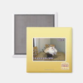 私はテーブルの上にない マグネット (正面/裏面)