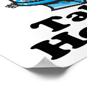 私はテー信じブルホッケーをする ポスター (角)