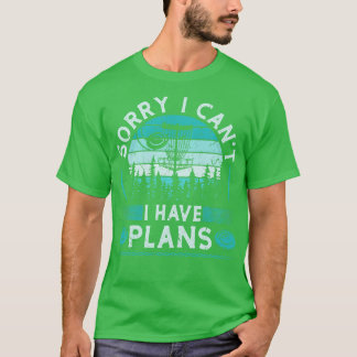 私はディスクゴルフおもしろいを計画している Tシャツ