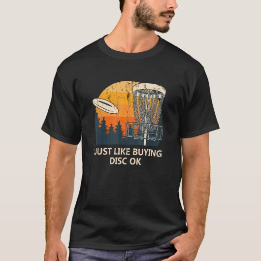 私はディスクOkディス買クゴルフユーモアのゴルファーが好き Tシャツ (正面)