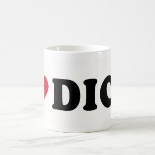私はディックを愛します コーヒーマグカップ