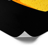 私はディップチップ食べ物パおもしろいンダークBGにいる ポスター (角)