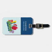 私はディノスが大好き | ディノランチ ラゲッジタグ (正面横)