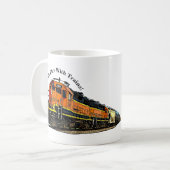 私はディーゼル遊列車機関車をまだ持っている コーヒーマグカップ (正面左)
