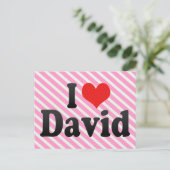 私はデイビッドを愛している ポストカード (スタンド正面)