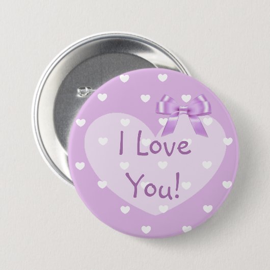 私はデキセドリン錠の白い弓ボタン愛します 缶バッジ (正面&裏面)