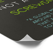 私はデザイナーで、ドライバーではない ポスター (角)