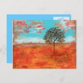 私はデザインをオリジナルの ポストカード (正面/裏面)