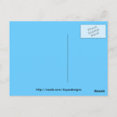 私はデザインをオリジナルの ポストカード (裏面)