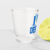 私はデスティンフロリダキュートビーチトリップキープサケ ショットグラス (左)