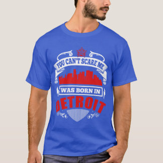 私はデトロイトで生まれました Tシャツ