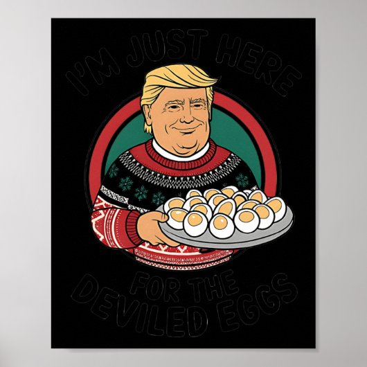 私はデビルエッグの感謝祭のためにちょうどここにおもしろいいる ポスター (正面)