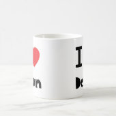 私はデボンを愛します コーヒーマグカップ (中央)