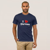 私はデボンを愛します Tシャツ (正面フル)