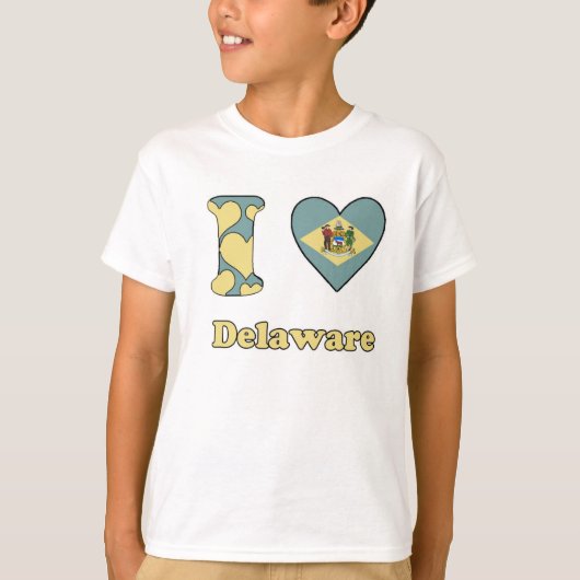私はデラウェアが大好き Tシャツ (正面)