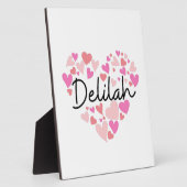 私はデリラが好きです フォトプラーク (側面)