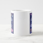 私はデルルだけど居心地は良い ジャンボコーヒーマグカップ (正面)