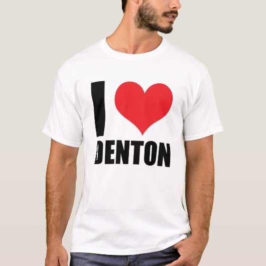 私はデントンが好き Tシャツ (正面)