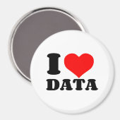 私はデータが大好き マグネット (正面/裏面)