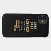 私はデータサイティストだ救よ、時間に合わせて Case-Mate iPhoneケース (裏面(横))