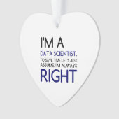 私はデータ科学者だ オーナメント (正面)