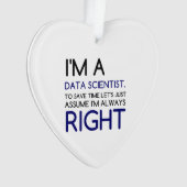 私はデータ科学者だ オーナメント (正面)