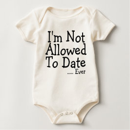 私はデートを許されない – 常に ベビーボディスーツ