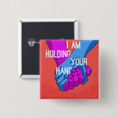 私はデーブPembertonによってあなたの手を握っています 缶バッジ (正面&裏面)