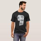 私はトイレの転が紙ガーの冗談いたずら Tシャツ (正面フル)