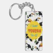 私はトゥーカンがそれを行うことを知っている キーホルダー (正面左)