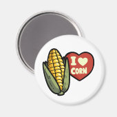私はトウモロコシが大好き マグネット (正面/裏面)