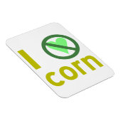 私はトウモロコシが大嫌いだ マグネット (右側)