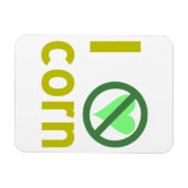 私はトウモロコシが大嫌いだ マグネット (横)